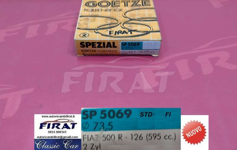 FASCE ELASTICHE FIAT 126 - 500 R STD (SP5069)